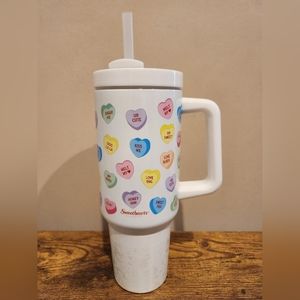 Valentine's Sweetheart Conversation Heart Tumbler 40oz